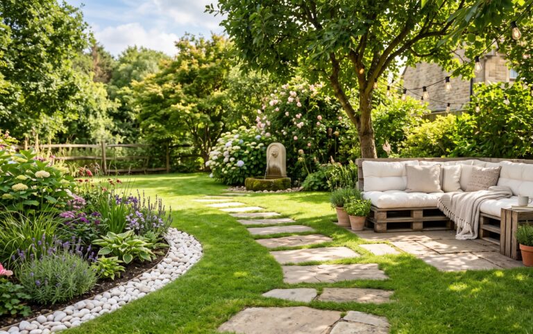 Come arredare il giardino con pietre, statue e idee semplici
