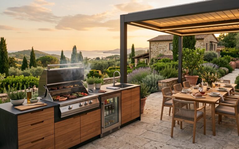 Cucina da esterno e angolo BBQ: la guida definitiva per non sbagliare un colpo