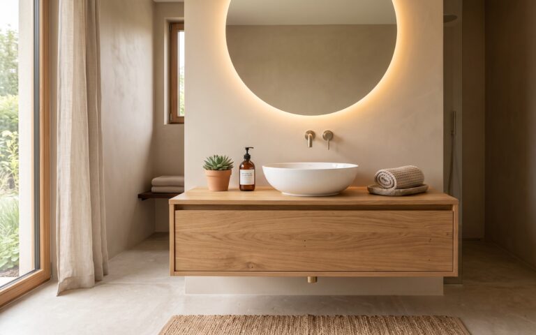 Il segreto per trasformare un bagno anonimo in una stanza da bagno da hotel senza spendere una fortuna