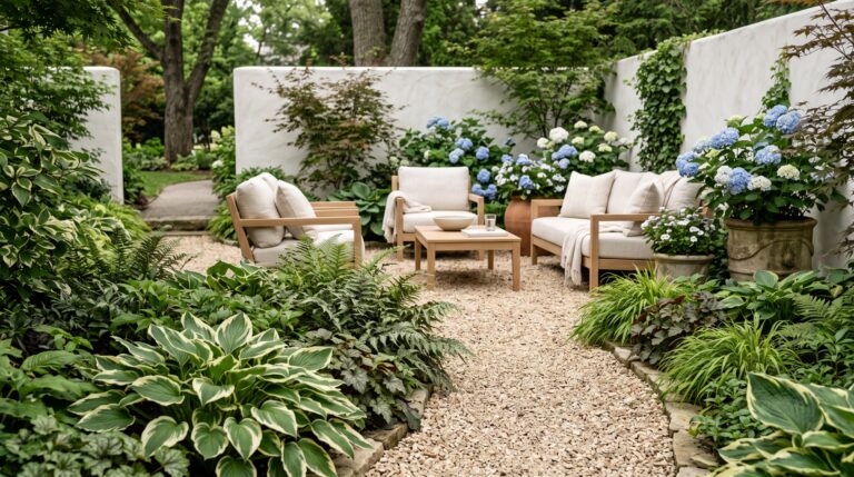 Come trasformare un giardino in ombra ed esposto a Nord in una meravigliosa oasi rigogliosa