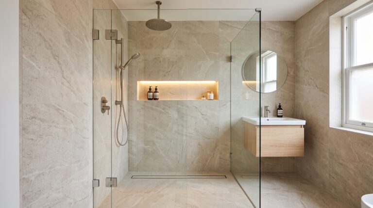 Doccia walk-in in un bagno piccolo: i trucchi di progettazione per non allagare il pavimento